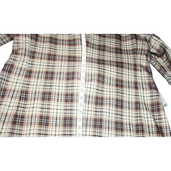 Vintage Hart Schaffner Marx 2-Button Plaid Blazer Mens Chest 44 Tan Beige - Picture 9 of 15